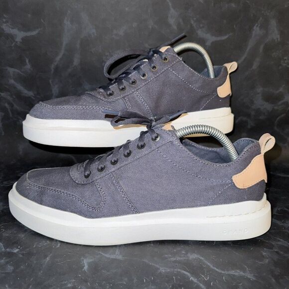 Cole Haan GrandPrø Rally Men's Blue White Lace-Up Sneakers Men’s Size 8.5M - Picture 1 of 8